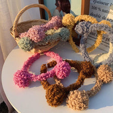 Load image into Gallery viewer, New Gils Cute Plush Bear Rabbit Ears Headband Autumn Winter Head Hoop Cartoon Girls Kid Hairband Headdress Gorgeous Hair Accessories For Women