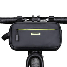 将图片加载到图库查看器,New Handlebar Bag Bicycle Bags Frame Pannier Bag Waterproof Multifunction Portable Shoulder Bag Bike Accessories Multifunction Bike Handlebar Bag Front Bicycle Frame Bag Waterproof Shoulder Bag Handbag Waist Bag