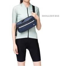 将图片加载到图库查看器,New Handlebar Bag Bicycle Bags Frame Pannier Bag Waterproof Multifunction Portable Shoulder Bag Bike Accessories Multifunction Bike Handlebar Bag Front Bicycle Frame Bag Waterproof Shoulder Bag Handbag Waist Bag