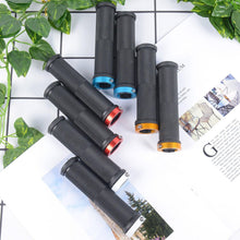 Load image into Gallery viewer, New Handlebar Cover Grips Rubber Soft Anti-Skid Cycling Bike Grips Mountain Road Bike Lock On Handle End Grips Handlebar Lockable Mountain Antiskid Shockproof Aluminum Alloy Locking Ring Comfy Soft TPR Rubber Handlebar