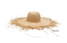 Load image into Gallery viewer, New Handmade Women Straw Sun Hats Large Wide Flat Top Wide Hat Beach Hat Lady Holiday Sun Protection Hat Girls Quality Natural Outdoor Sun Caps For Holiday Vintage Design Hat