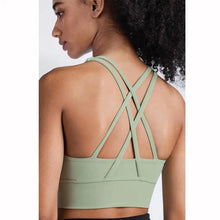 Load image into Gallery viewer, New High Quality Fabric Nylon Breathable Women Yoga Tops Bra Solid Color And Sports Wear Outdoor Exercise Clothes For Ladies