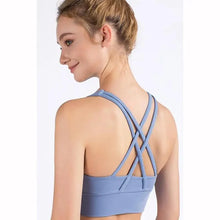 Load image into Gallery viewer, New High Quality Fabric Nylon Breathable Women Yoga Tops Bra Solid Color And Sports Wear Outdoor Exercise Clothes For Ladies