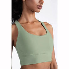 Load image into Gallery viewer, New High Quality Fabric Nylon Breathable Women Yoga Tops Bra Solid Color And Sports Wear Outdoor Exercise Clothes For Ladies