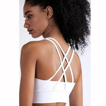 Load image into Gallery viewer, New High Quality Fabric Nylon Breathable Women Yoga Tops Bra Solid Color And Sports Wear Outdoor Exercise Clothes For Ladies