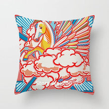 Load image into Gallery viewer, New Horse Cushion Cover Short Plus Luxury Horse Cotton Linen Decorative Pillowcase Cushion Decorative Pillows Covers for Home Sofa Couch Car Bedrooms 45x45cm
