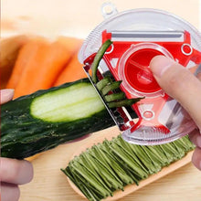 Load image into Gallery viewer, New Incredible Magic Trio Peeler Set Slicer Stainless Steel Peeler Shredder Cutter Multi Peel Blade Kitchen Tool