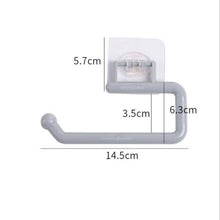 Load image into Gallery viewer, New Kitchen Paper Roll Holder Towel Hanger Rack Bar Cabinet Rag Hanging Holder Shelf Toilet Paper Holders Home Bathroom Hardware Self Adhesive Paper Towel Holder - Under Cabinet Paper Towel Rack For Kitchen