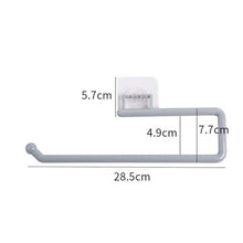 Load image into Gallery viewer, New Kitchen Paper Roll Holder Towel Hanger Rack Bar Cabinet Rag Hanging Holder Shelf Toilet Paper Holders Home Bathroom Hardware Self Adhesive Paper Towel Holder - Under Cabinet Paper Towel Rack For Kitchen