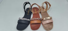 Load image into Gallery viewer, New Leopard Summer Women Sandals Strap Fashion Woman Beach Shoes Buckle Flat Heels Open Toe Platform Outdoor Sandals Flat Casual Strappy Ankle Strap Flat Sandals