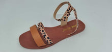 Load image into Gallery viewer, New Leopard Summer Women Sandals Strap Fashion Woman Beach Shoes Buckle Flat Heels Open Toe Platform Outdoor Sandals Flat Casual Strappy Ankle Strap Flat Sandals