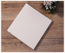 将图片加载到图库查看器,New Linen 16inch DIY Photo Album Lovers Birthday Gift Wedding Photos Baby Photo Album Scrapbook Paper Crafts Albums Refillable Notebook Photo Album
