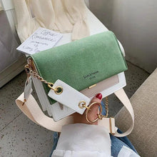 Load image into Gallery viewer, New Look Contrast Color Scrub Leather Crossbody Bags For Women And Girls Simple Chain Shoulder Bag , Purses And Handbags For Ladies