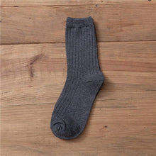 Load image into Gallery viewer, New Loose Solid Colors High School Girls Cute Socks Needles Knitting Cotton Scrunch Socks For Women