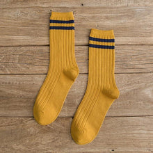 Load image into Gallery viewer, New Loose Solid Colors High School Girls Cute Socks Needles Knitting Cotton Scrunch Socks For Women