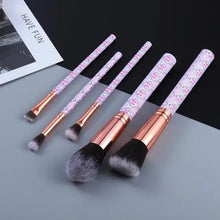 将图片加载到图库查看器,New Luxurious 12/8/5pcs Eye Lip Makeup Brushes Set Eyebrow Comb Eyelash Sponge Eyeshadow Silicone Face Mask Edge Control Brush Cosmetics