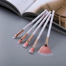 将图片加载到图库查看器,New Luxurious 12/8/5pcs Eye Lip Makeup Brushes Set Eyebrow Comb Eyelash Sponge Eyeshadow Silicone Face Mask Edge Control Brush Cosmetics