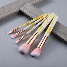 将图片加载到图库查看器,New Luxurious 12/8/5pcs Eye Lip Makeup Brushes Set Eyebrow Comb Eyelash Sponge Eyeshadow Silicone Face Mask Edge Control Brush Cosmetics