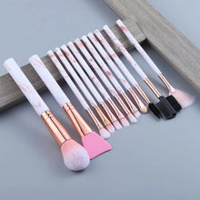 将图片加载到图库查看器,New Luxurious 12/8/5pcs Eye Lip Makeup Brushes Set Eyebrow Comb Eyelash Sponge Eyeshadow Silicone Face Mask Edge Control Brush Cosmetics