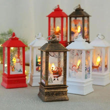 Load image into Gallery viewer, New Luxurious Christmas Ornament LED Lamp Desktop Hanging Santa Claus Elk Lantern Xmas Home Party Decoration Prop Lights Kids Gift