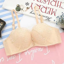 Load image into Gallery viewer, New Luxurious Lace Floral Wireless Bras For Women Front Closure Bras Plus Size Bralette Comfortable Adjusted Push Up Bra