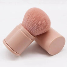 将图片加载到图库查看器,New Luxury Convenient And Retractable Makeup Brush One Large Powder Blush Brush With Lid Full Set Of Beauty Tools Convenient