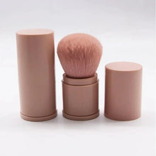 将图片加载到图库查看器,New Luxury Convenient And Retractable Makeup Brush One Large Powder Blush Brush With Lid Full Set Of Beauty Tools Convenient