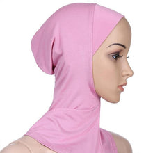 Load image into Gallery viewer, New Luxury Fashion Winter Soft Colorful Inner Hijab Cap Muslim Turban Hijab Caps Muslim Under Scarf Women Lightweight Hijab Bonnet Muslim Women Elegant Scarf Turbans Head For Women Women's Hijabs Hijab Caps Hat For Women