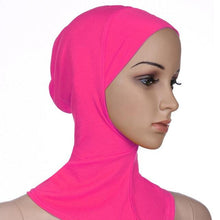 Load image into Gallery viewer, New Luxury Fashion Winter Soft Colorful Inner Hijab Cap Muslim Turban Hijab Caps Muslim Under Scarf Women Lightweight Hijab Bonnet Muslim Women Elegant Scarf Turbans Head For Women Women's Hijabs Hijab Caps Hat For Women