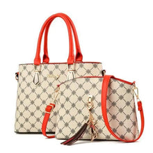 Load image into Gallery viewer, New Luxury Leather Bags Set 2 Pcs Handbag For Women And Girls Stylish Shoulder Gift Bag For Females