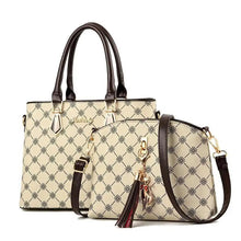 Load image into Gallery viewer, New Luxury Leather Bags Set 2 Pcs Handbag For Women And Girls Stylish Shoulder Gift Bag For Females