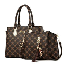 Load image into Gallery viewer, New Luxury Leather Bags Set 2 Pcs Handbag For Women And Girls Stylish Shoulder Gift Bag For Females