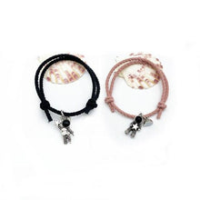 将图片加载到图库查看器,New Magnet Couple Bracelet Star Astronaut Bracelet Attractive Fashion Star Magnetic Bracelets For Couples Jewelry Gifts Set For Bestfriend Girlfriend Boyfriend Women Men
