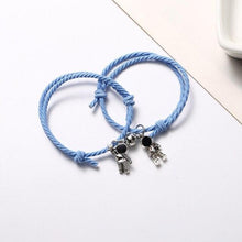 将图片加载到图库查看器,New Magnet Couple Bracelet Star Astronaut Bracelet Attractive Fashion Star Magnetic Bracelets For Couples Jewelry Gifts Set For Bestfriend Girlfriend Boyfriend Women Men