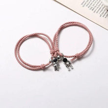 将图片加载到图库查看器,New Magnet Couple Bracelet Star Astronaut Bracelet Attractive Fashion Star Magnetic Bracelets For Couples Jewelry Gifts Set For Bestfriend Girlfriend Boyfriend Women Men