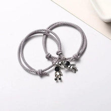 将图片加载到图库查看器,New Magnet Couple Bracelet Star Astronaut Bracelet Attractive Fashion Star Magnetic Bracelets For Couples Jewelry Gifts Set For Bestfriend Girlfriend Boyfriend Women Men