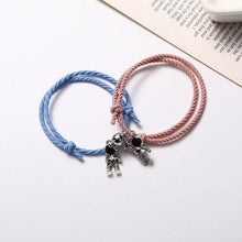 将图片加载到图库查看器,New Magnet Couple Bracelet Star Astronaut Bracelet Attractive Fashion Star Magnetic Bracelets For Couples Jewelry Gifts Set For Bestfriend Girlfriend Boyfriend Women Men