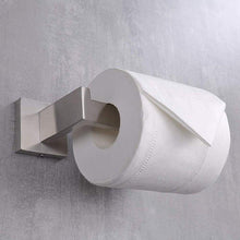 Load image into Gallery viewer, New Matte Black Toilet Paper Holder Wall Mount Tissue Roll Hanger 304 Stainless Steel Bathroom Accessories Toilet Paper Holder Tissue Roll Holder Hanger Stainless Steel Matte Black Bathroom Lavatory Hardware Wall Mount 14.5cm