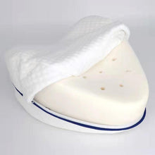 Load image into Gallery viewer, New Memory Cotton Leg Pillow Sleeping Orthopedic Sciatica Back Hip Body Joint Pain Relief Thigh Orthopedic Knee Pillow for Sciatica Relief Back Pain Leg Pain Pregnancy Hip Joint Pain Leg Pad Cushion Home Memory Foam