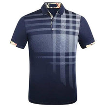 Load image into Gallery viewer, New Men's Polo Shirt Men Soft Cotton Short Sleeve Shirt Nice Plus Size Modern Polo Shirt for Men Short Sleeve Slim Fit Summer Thin Shirt Men Polo Shirt Plaid Clothing