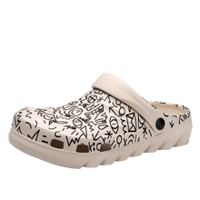 将图片加载到图库查看器,New Men Sandals Shoes Summer Beach Garden Flat Cool Slippers Arch Support Clogs Garden Shoes Slip-On Outdoor Beach Pool Shower Summer Sandals Slippers