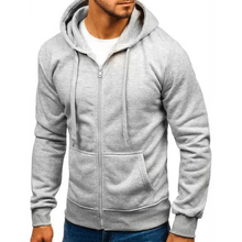 Load image into Gallery viewer, New Mens Casual Hoodies Sweatshirts Male Hooded Long Sleeve Solid Hoodie Pullover Sweater Sports Sweatshirt Hoodie for Men Black Green Solid Color Hooded Outerwear Tops