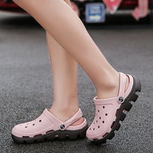 Load image into Gallery viewer, New Mens Summer Slippers Beach Sandals Jelly Shoes Men Outdoor Sandals Hollow Clogs Adjustable Garden Slippers House Shoes Durable Lightweight Beach Clogs