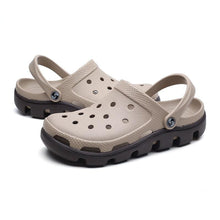 Load image into Gallery viewer, New Mens Summer Slippers Beach Sandals Jelly Shoes Men Outdoor Sandals Hollow Clogs Adjustable Garden Slippers House Shoes Durable Lightweight Beach Clogs