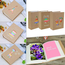 Load image into Gallery viewer, New Photo Album 100/200 Sheets Insert Page 5/6 inch Instant Picture Storage Memo Scrapbook Paper Baby Family Scrapbook Albums Children Lovers Wedding Memory DIY Book Gifts