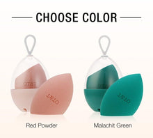 将图片加载到图库查看器,New Professional Cosmetic Puff Non-latex Makeup Sponge Face Concealer Powder Cream Wet and Dry Use Blending Sponges Set For Women's