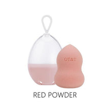 将图片加载到图库查看器,New Professional Cosmetic Puff Non-latex Makeup Sponge Face Concealer Powder Cream Wet and Dry Use Blending Sponges Set For Women's
