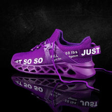 Load image into Gallery viewer, New Purple Womens Sport Sneakers Running Mesh Platform Sneakers Breathable Tennis Outdoor Lightweight Twist Bottom Breathable Tennis Sport Shoes For Workout Walking Outdoor Sport Gym