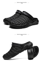 Load image into Gallery viewer, New Sandals Hole Shoes Couple Home Summer Hollow Out Mens And Womens Beach Flat Clogs Classic Mules Anti-Skid Rubber Sole Slip On Summer Arch Support Slippers