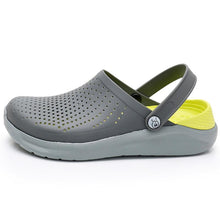 Load image into Gallery viewer, New Sandals Mens Hole Shoes Women Sandals Clogs Unisex Garden Shoes Gray Water Shoes Lightweight Sandals Slip On Summer Beach Pool Shower Shoes